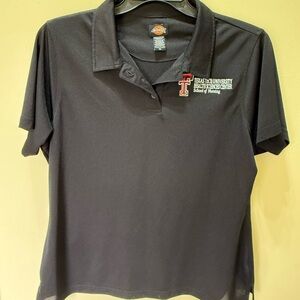 Dickies Black Polo Shirt with Embroidered Logo XL